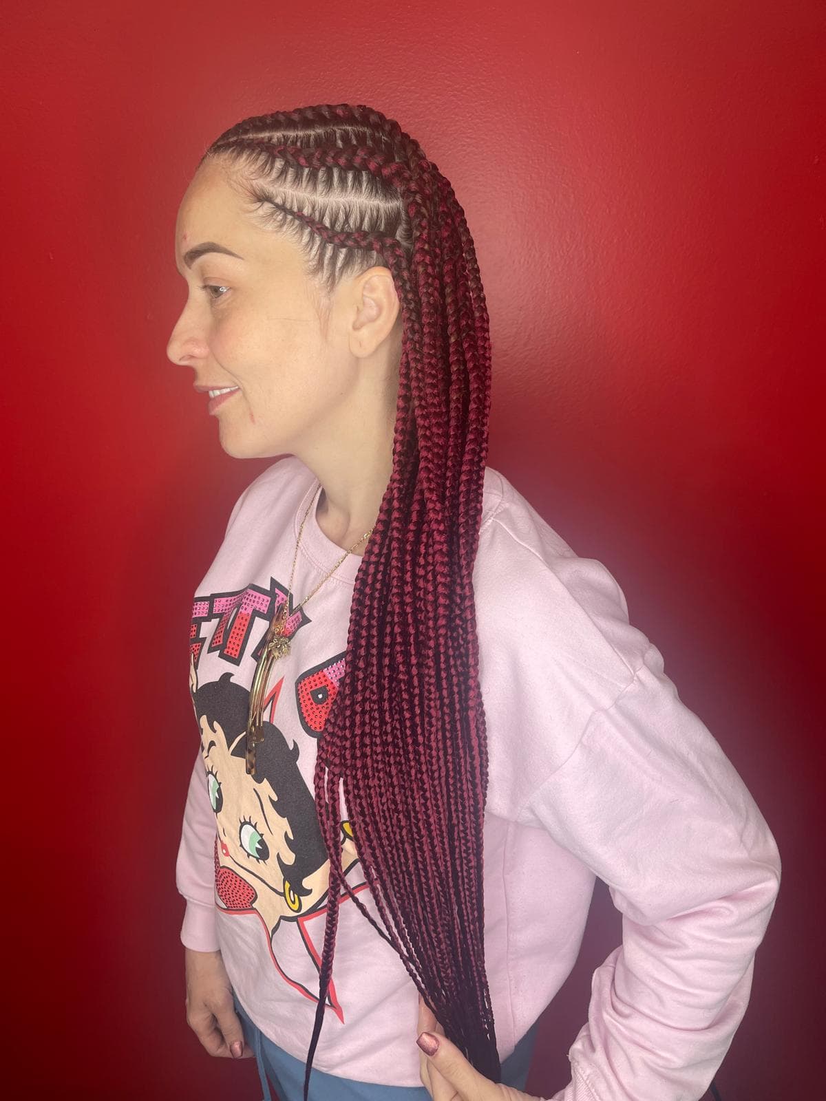 Solange's Hair Braiding hairstyle 17 - professional braids and protective hairstyle in Glen Burnie, Maryland